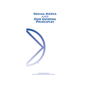 SOCIAL MEDIA AND OUR GUIDING PRINCIPLES