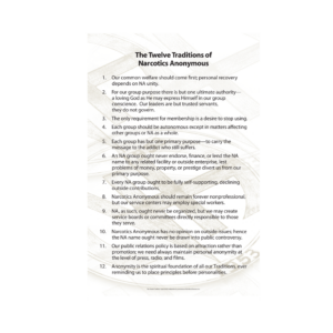 TWELVE TRADITIONS POSTER (23 X 35)