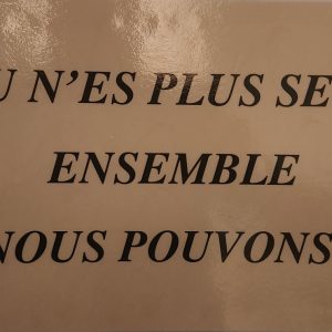 Affiche "Ensemble nous pouvons"