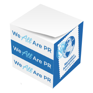 PR WEEK AWARENESS NOTE CUBE